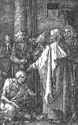 Albrecht Durer St Peter and St John Healing the Cripple Sweden oil painting artist